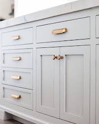 Custom with x detail and white oak band in 50% minwax country white and 50% minwax classic gray. Grey Cabinets Copper Hardware Kitchen Design Kitchen Renovation Grey Cabinets
