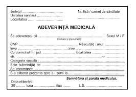 Tipografia Alexandria AdeverinÅ£e Medicale Sheet Music Music