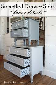 Transform your bedroom into the one you've always wanted… read more. Kammy S Korner Delightful Details French Provincial Nightstands With Stenciled Drawers