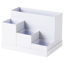Tjena Schreibutensilienfach Weiss Ikea Deutschland Desk Organization Diy Desk Organization Desk Organization Ikea