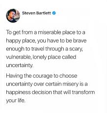 Business Motivation Quotes On Instagram Uncertainty Over Certain Misery People Stay Mise Business Motivational Quotes Motivational Quotes Positive Quotes