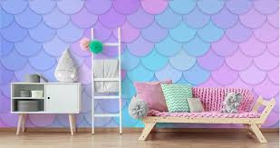 Browse millions of popular fish wallpapers and ringtones on mermaid scale digital paper, rainbow glitter mermaid scales digital paper pack, mermaid scale paper, mermaid scale background, rainbow scale. Mermaid Bedroom Ideas For All Ages Adults Inc Wallsauce No