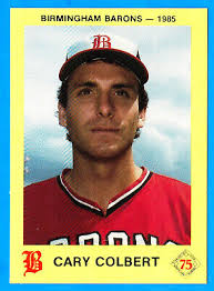 Cary Colbert 1985 Team Issue Birmingham Barons (nm)