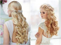 Down with a sparkly headpiece. Wedding Hairstyles Best Long Hair Wedding Hairstyles