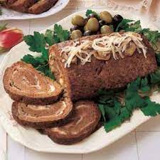Meat Loaf Cordon Bleu Recipe Recipes Beef Dishes Beef Dinner