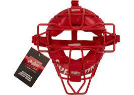 Supreme Rawlings Catcher S Mask Red Ss18