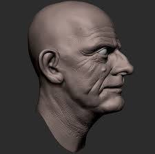 Christopher Llyod Doc Brown Head Sculpt 3D Model $25