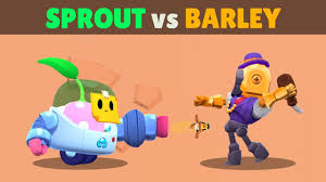 Noob buy first mega box. Sprout Vs Barley 1vs1 Brawl Stars Best Thrower Youtube