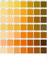 Pantone Matching System Color Chart Pms Colors Used For