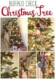 Abstract christmas tree holiday background. Buffalo Check Plaid Christmas Tree The Happier Homemaker