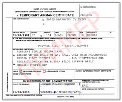 It shows that you have completed your training, experience requirements and flying test. Foreign Certificate Validation Faa License Verification Skyeagle