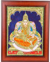 Mangala Art Lakshmi Tanjore Paintings Size 15x12 Inches Color Multi Tanjore Painting Painting Art