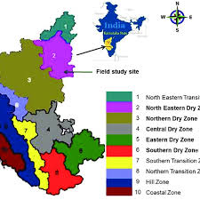 Karnataka is a state in the south western region of india. Map Of Karnataka State India Showing Its Agro Climatic Zones And Download Scientific Diagram