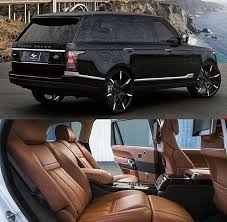 Black Range Rover W Peanut Butter Interior Luxury Cars Range Rover Suv Range Rover Range Rover Black