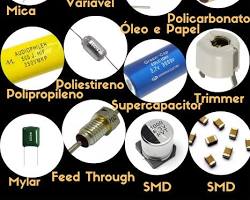 Imagem de Capacitores eletrônicos