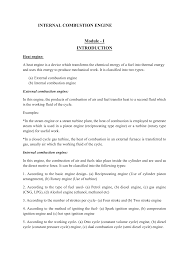 Module I Introduction Internal Combustion Engine Manualzz