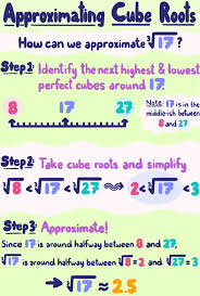 All nonzero real numbers, have exactly one real cube root and a pair of complex conjugate cube roots, and all nonzero complex numbers have three distinct complex cube roots. Estimating Cube Roots Examples Practice Expii