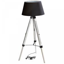Stehlampe Holz O 46 Dreibeinig In Schwarz Preiswert Danisches