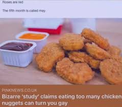 I didn't grow up eating fast food, so i've never really been a chicken nugget person, but the other day, out of the blue, i got a massive craving for them. I Will Never Stop Eating Chicken Nuggets Gay