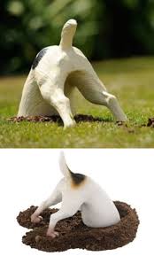 Amazon's choice for digging dog statue. 12 Wackiest Lawn Ornaments Lawn Ornaments Oddee