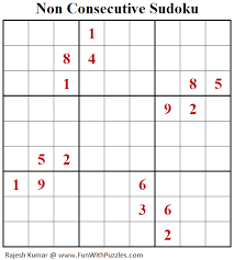 You will notice how quickly your ability to concentrate improves, if you play daily. Non Consecutive Sudoku Puzzles Dsl 204 Fws 259 260