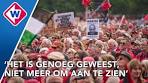 100.000 mensen trekken rode lijn in grote Gaza-demonstratie - YouTube