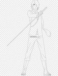 Kakashi hatake cara menggambar anime naruto. Line Art Figure Drawing White Sketch Drawing Sasuke Uchiha Angle White Png Pngegg