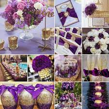 Purple And Gold Wedding Colours Purple And Gold Wedding Purple Wedding Theme Purple And Gold Wedding Themes