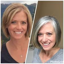 Check spelling or type a new query. Before And After So Many Times I Wanted To Go Back To The Chair I M Glad I Didn T Gray Hair Growing Out Transition To Gray Hair Hair Styles