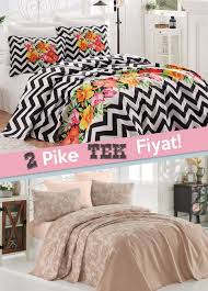 Eponj Home 2li Cift Kisilik Pike Muco Rette Bej Ev Dekoru Bej Kisilik