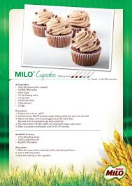 Yummy Chitchat Milo Cupcakes Milo Recipe Sweet Recipes Milo Cake