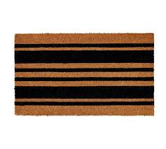 Black And White Striped Doormat Rug Stripe Doormat 18x30 Black Door Mat Pottery Barn Oversized Rugs
