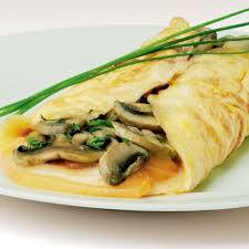 Omelette Au Oka Et Champignons Recipe Mushroom Omelette Recipes Creative Breakfast