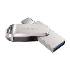 SanDisk Ultra Dual Drive USB-A - USB - C Flash Drive 128GB ,Speed Up to 400 MB / S For SmartPhones , Tablets, Computers