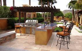 Treat your party guests to a delicious al fresco dining experience in the comfort of your backyard with a custom designed outdoor bbq island designed around you. Outdoor Bbq And Bar Asad Pool And Garden Services