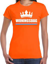 Heerlijk met een koffie of thee to go er bij. Koningsdag T Shirt Woningsdag Met Witte Kroon Oranje Voor Dames Woningsdag Thuisblijvers Kingsday Thuis Vieren S Op De Prijzenvolger De Prijzenvolger