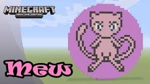 If heads, pixel mew lost one damage counter. Minecraft Pixel Art Tutorial And Showcase Mew Pokemon Youtube