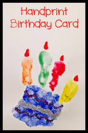 I love stamp sets that have big images, because they are perfect for fast and easy cards and this one is a very easy card to make! Solis Plus One Handprint Birthday Card Handprint Birthday Card Grandma Birthday Card Happy Birthday Crafts