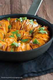 Ein Scheibchen Vom Herbst Susskartoffel Kokos Gratin Aus Der Pfanne Paella Rezept Rezepte Susskartoffel