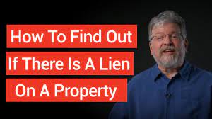 How To Find Out If There Is A Lien On A Property - Youtube