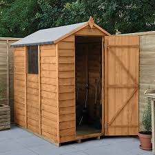 Over the years, homeowners usually end up accumulating lots of stuff such as old furniture, books and sporting items etc. Forest Garden 6 X 4 Ft Small Apex Overlap Dip Treated Garden Shed Wickes Co Uk