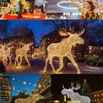 Holiday Decorative Large 3D Rope Frame Reindeer Christmas ...
