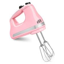 Kitchenaid hand mixer attachments for creaming on bbc homemade. Kitchenaid 5 Speed Ultra Power Electric Hand Mixer Guava Glaze Pcrichard Com Khm512gu