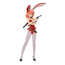 Caragumin Haruhara Haruko FLCL Playboy bunny Figure Red Guns Zoukeimura  Anime | eBay