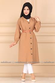 Deri Kemerli Trenckot 5482bs198 Taba Modaselvim Moda Stilleri Trenckot Manto