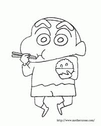 Shin chan printable activities for kids. Colouring Pages Of Sinchan Motherszone