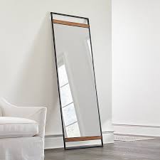 Knox Black Framed Floor Mirror Crate And Barrel Floor Mirror