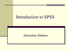 Introduction To Spss Descriptive Statistics Introduction To Spss Statistics Program For The Social Sc Transcription And Translation Bar Graphs Gene Expression