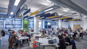 Autex Acoustics Cube London School Of Economics Uk Suspended From Ceiling Colours Pinnac London School Of Economics Learning Environments Education