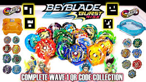Beyblade burst'ün üzerindeki kodu beyblade burst uygulamasında taratılabilir ve kendi sanal. The Complete Beyblade Burst Rise Hypersphere Wave 1 Qr Code Collection Stadiums Sets Youtube